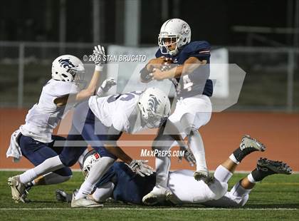 Thumbnail 3 in Northwood Timberwolves @ Beckman Patriots photogallery.