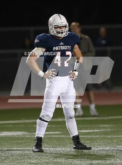 Thumbnail 3 in Northwood Timberwolves @ Beckman Patriots photogallery.