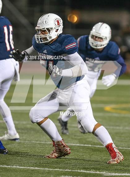 Thumbnail 3 in Northwood Timberwolves @ Beckman Patriots photogallery.