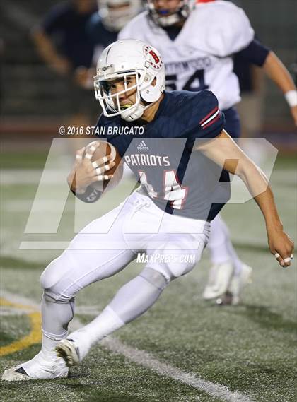 Thumbnail 2 in Northwood Timberwolves @ Beckman Patriots photogallery.