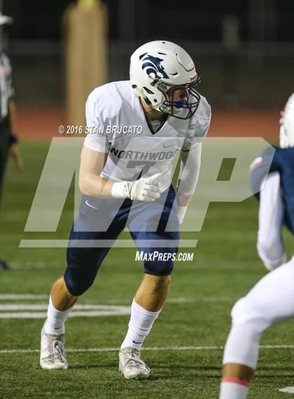 Thumbnail 1 in Northwood Timberwolves @ Beckman Patriots photogallery.