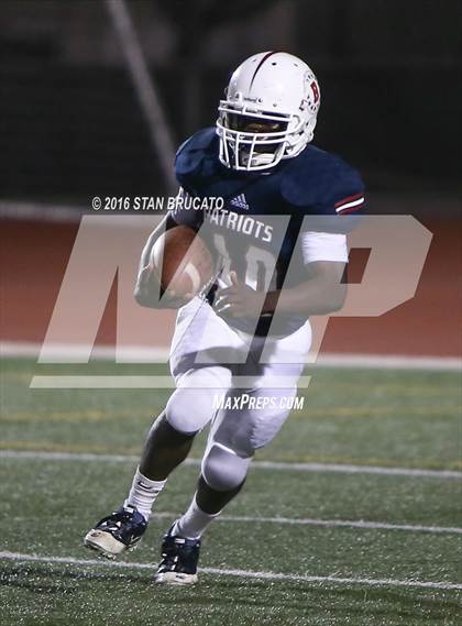Thumbnail 3 in Northwood Timberwolves @ Beckman Patriots photogallery.