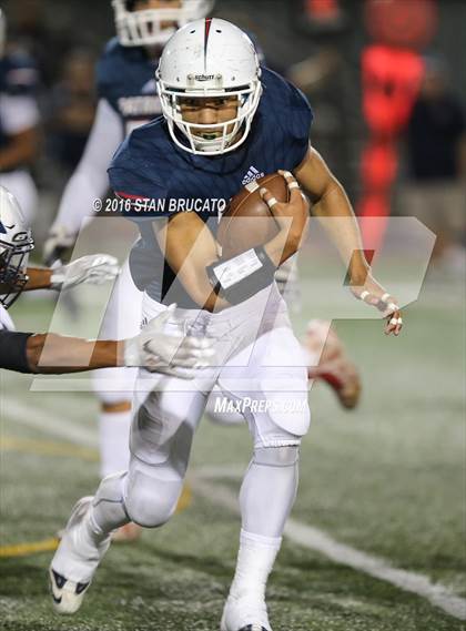 Thumbnail 3 in Northwood Timberwolves @ Beckman Patriots photogallery.