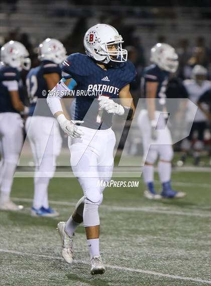 Thumbnail 3 in Northwood Timberwolves @ Beckman Patriots photogallery.