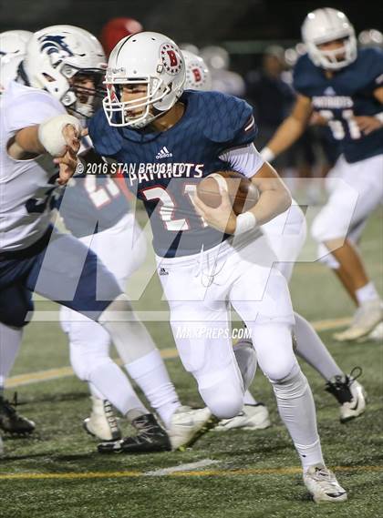 Thumbnail 3 in Northwood Timberwolves @ Beckman Patriots photogallery.
