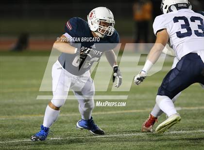 Thumbnail 2 in Northwood Timberwolves @ Beckman Patriots photogallery.
