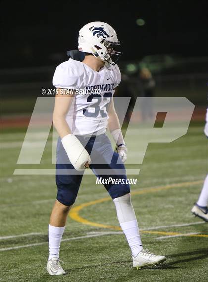 Thumbnail 2 in Northwood Timberwolves @ Beckman Patriots photogallery.
