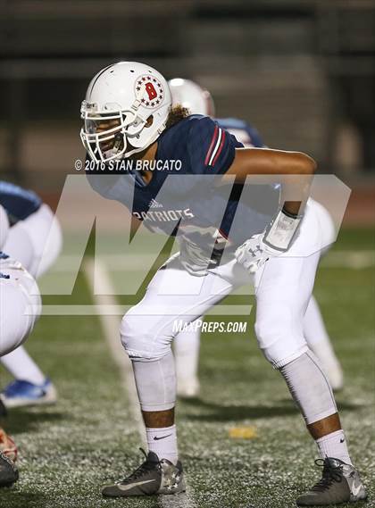 Thumbnail 2 in Northwood Timberwolves @ Beckman Patriots photogallery.