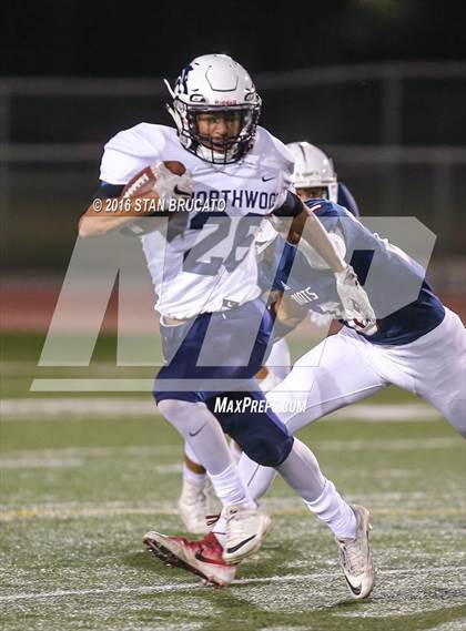 Thumbnail 3 in Northwood Timberwolves @ Beckman Patriots photogallery.
