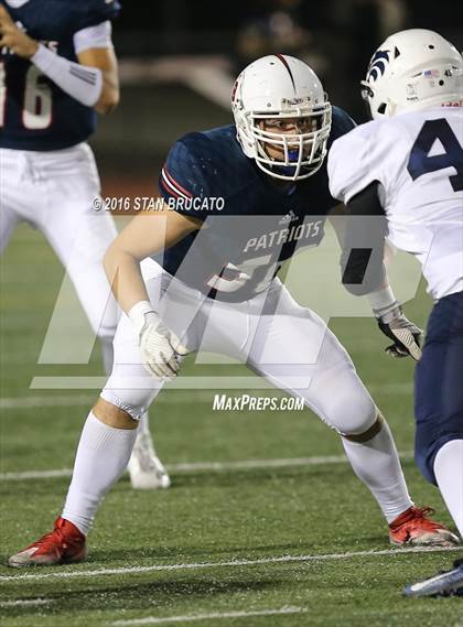 Thumbnail 3 in Northwood Timberwolves @ Beckman Patriots photogallery.