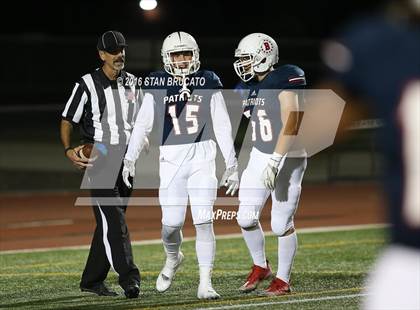 Thumbnail 3 in Northwood Timberwolves @ Beckman Patriots photogallery.