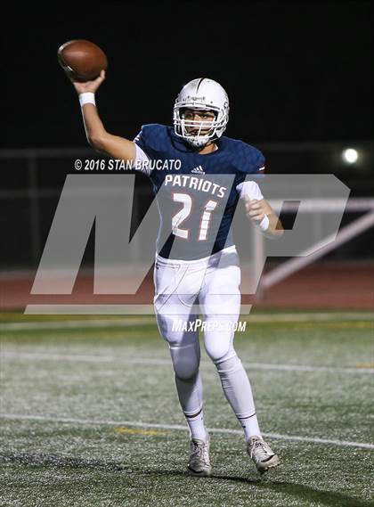 Thumbnail 1 in Northwood Timberwolves @ Beckman Patriots photogallery.