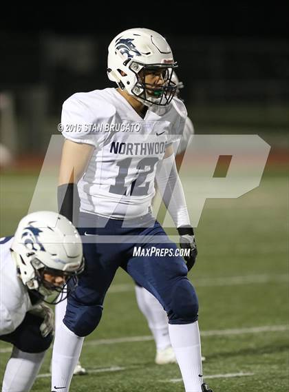 Thumbnail 2 in Northwood Timberwolves @ Beckman Patriots photogallery.