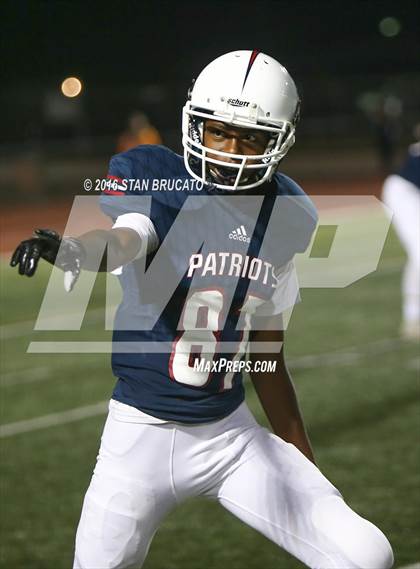 Thumbnail 1 in Northwood Timberwolves @ Beckman Patriots photogallery.