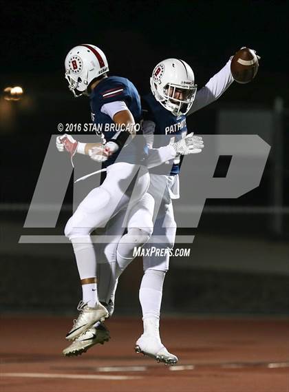 Thumbnail 2 in Northwood Timberwolves @ Beckman Patriots photogallery.
