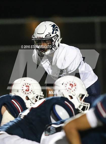 Thumbnail 3 in Northwood Timberwolves @ Beckman Patriots photogallery.