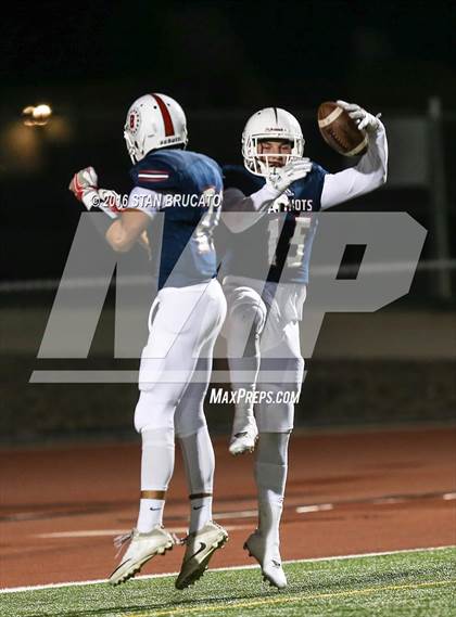 Thumbnail 3 in Northwood Timberwolves @ Beckman Patriots photogallery.