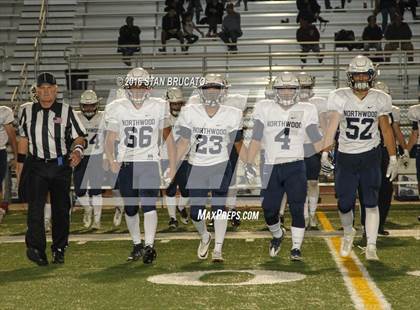 Thumbnail 2 in Northwood Timberwolves @ Beckman Patriots photogallery.