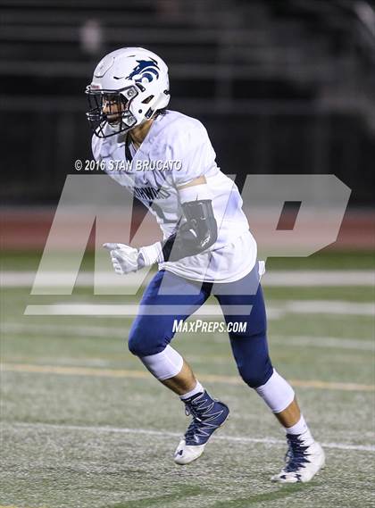 Thumbnail 3 in Northwood Timberwolves @ Beckman Patriots photogallery.