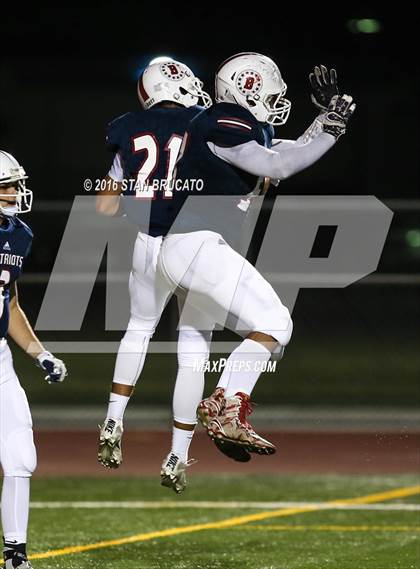 Thumbnail 3 in Northwood Timberwolves @ Beckman Patriots photogallery.