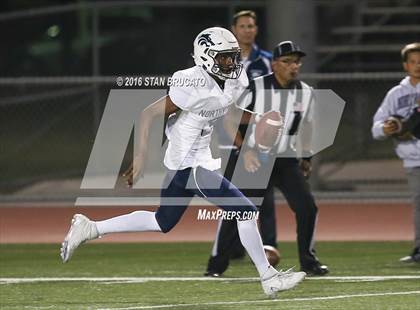 Thumbnail 2 in Northwood Timberwolves @ Beckman Patriots photogallery.