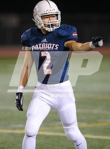 Thumbnail 2 in Northwood Timberwolves @ Beckman Patriots photogallery.