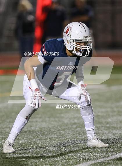 Thumbnail 1 in Northwood Timberwolves @ Beckman Patriots photogallery.