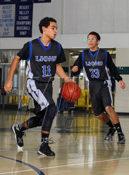 Thumbnail 2 in Cathedral City vs Dana Hills (MaxPreps Holiday Classic) photogallery.