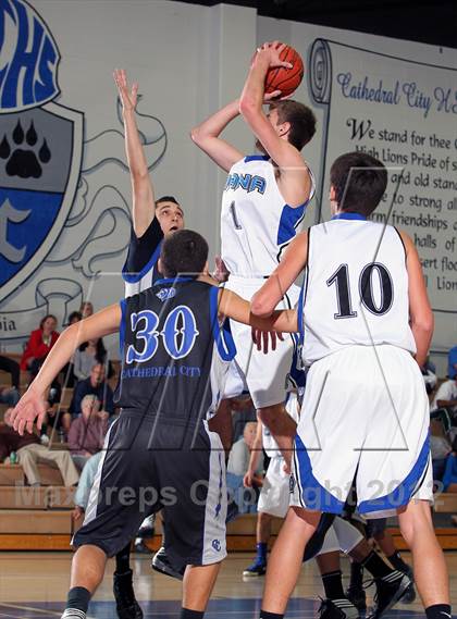 Thumbnail 1 in Cathedral City vs Dana Hills (MaxPreps Holiday Classic) photogallery.