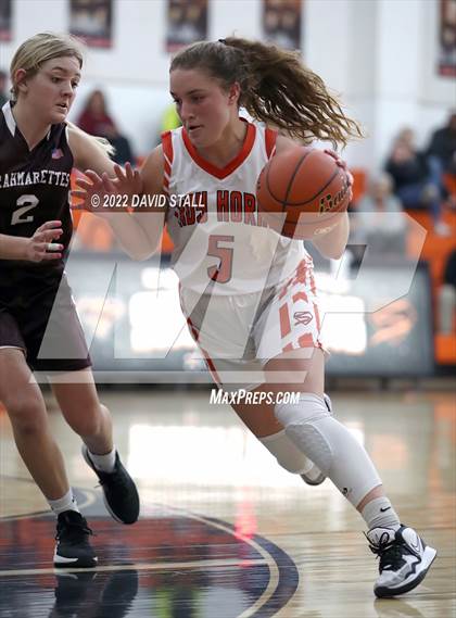 Thumbnail 1 in East Bernard vs Schulenburg (Schulenburg Lady Horn Varsity Tournament) photogallery.