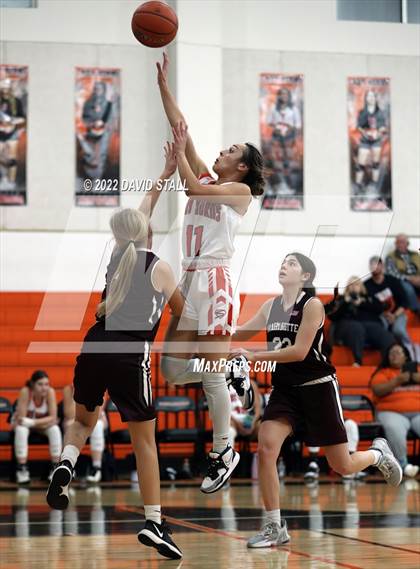 Thumbnail 1 in East Bernard vs Schulenburg (Schulenburg Lady Horn Varsity Tournament) photogallery.