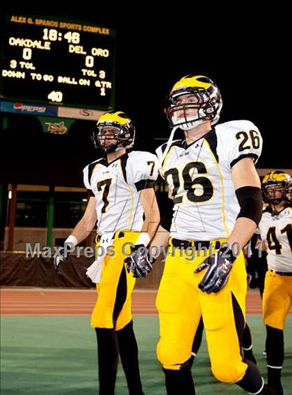 Thumbnail 1 in Del Oro vs. Oakdale (CIF SJS D3 Final) photogallery.