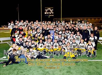 Thumbnail 2 in Del Oro vs. Oakdale (CIF SJS D3 Final) photogallery.