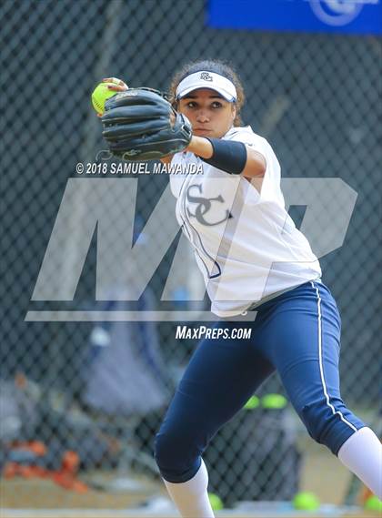 Thumbnail 2 in Sierra Canyon vs  Santa Fe (CIF SS D4 Second Round) photogallery.