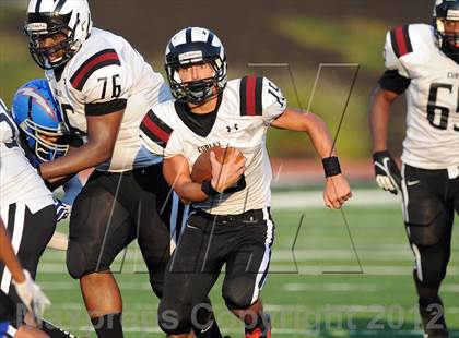 Thumbnail 1 in Patterson vs. Archbishop Curley (I-95 Kickoff Classic) photogallery.