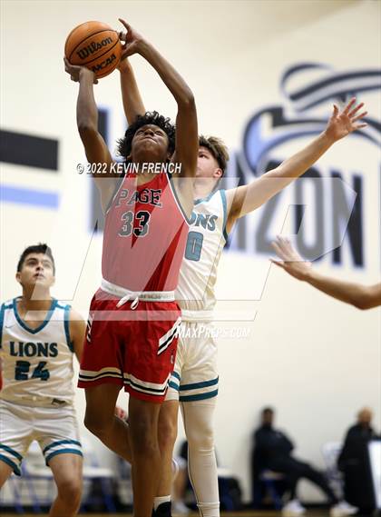 Thumbnail 1 in Page vs. St. John Paul II Catholic (VCS Thanksgiving Tournament) photogallery.