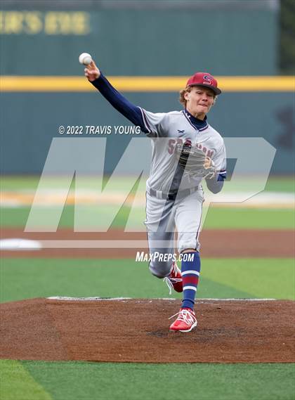 Thumbnail 2 in Topeka-Seaman vs. Overland Park-St Thomas Aquinas(KSHSAA State 5A Quarterfinals) photogallery.
