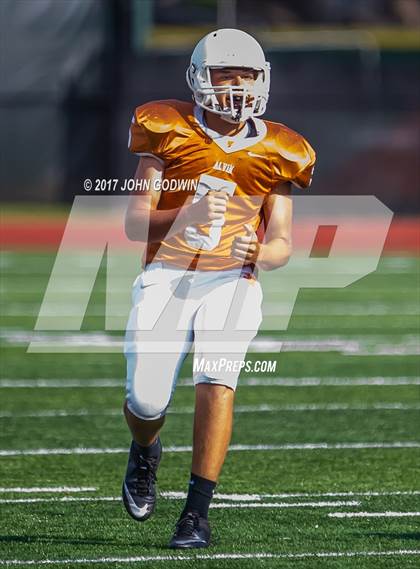 Thumbnail 2 in Alvin JV Orange vs Waltrip JV photogallery.