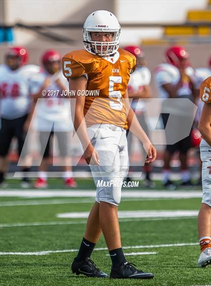 Thumbnail 2 in Alvin JV Orange vs Waltrip JV photogallery.