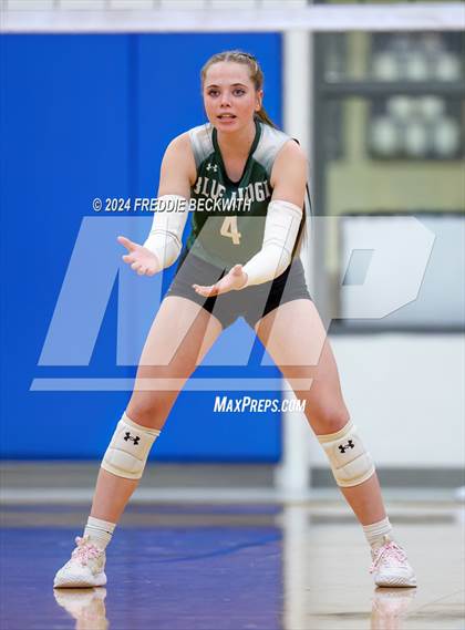 Thumbnail 2 in Blue Ridge @ Prairiland (UIL 3A Volleyball Bi-District Playoff) photogallery.