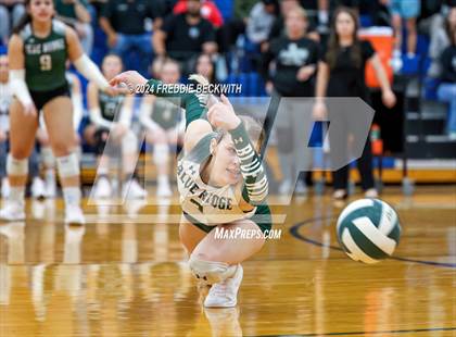 Thumbnail 3 in Blue Ridge @ Prairiland (UIL 3A Volleyball Bi-District Playoff) photogallery.