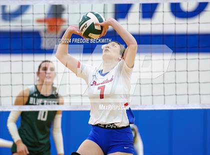 Thumbnail 3 in Blue Ridge @ Prairiland (UIL 3A Volleyball Bi-District Playoff) photogallery.