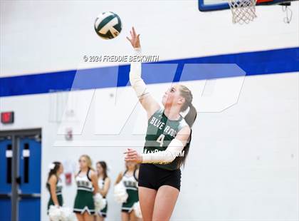 Thumbnail 2 in Blue Ridge @ Prairiland (UIL 3A Volleyball Bi-District Playoff) photogallery.