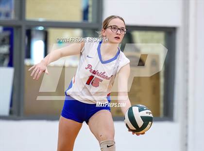 Thumbnail 2 in Blue Ridge @ Prairiland (UIL 3A Volleyball Bi-District Playoff) photogallery.