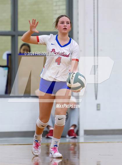 Thumbnail 2 in Blue Ridge @ Prairiland (UIL 3A Volleyball Bi-District Playoff) photogallery.