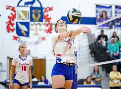 Thumbnail 2 in Blue Ridge @ Prairiland (UIL 3A Volleyball Bi-District Playoff) photogallery.
