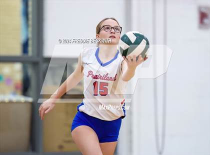 Thumbnail 3 in Blue Ridge @ Prairiland (UIL 3A Volleyball Bi-District Playoff) photogallery.