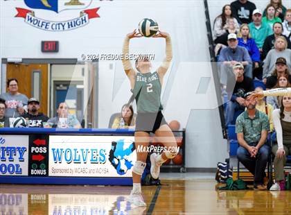 Thumbnail 2 in Blue Ridge @ Prairiland (UIL 3A Volleyball Bi-District Playoff) photogallery.