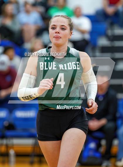 Thumbnail 2 in Blue Ridge @ Prairiland (UIL 3A Volleyball Bi-District Playoff) photogallery.