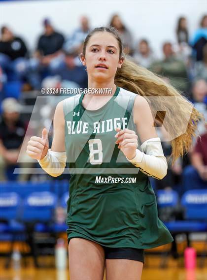 Thumbnail 2 in Blue Ridge @ Prairiland (UIL 3A Volleyball Bi-District Playoff) photogallery.